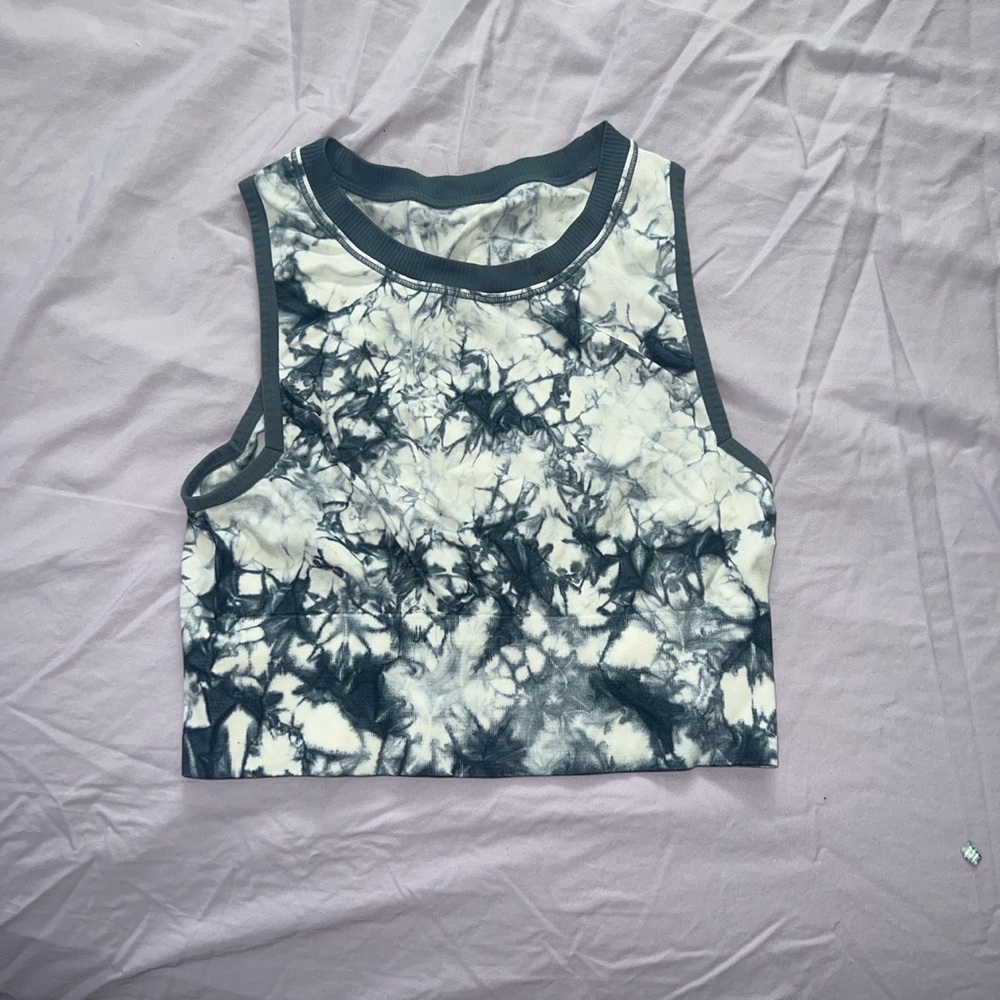 Tie dye cropped tank